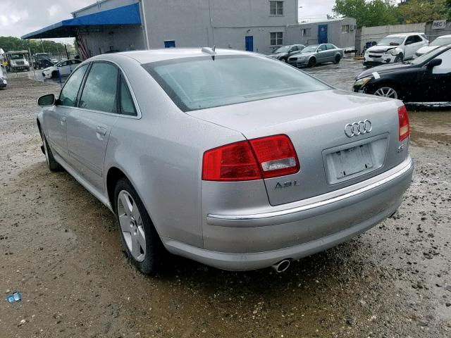 WAUML44E16N011734 - 2006 AUDI A8 L QUATT SILVER photo 3