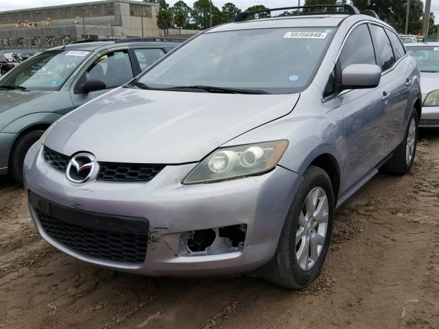 JM3ER293570155214 - 2007 MAZDA CX-7 SILVER photo 2