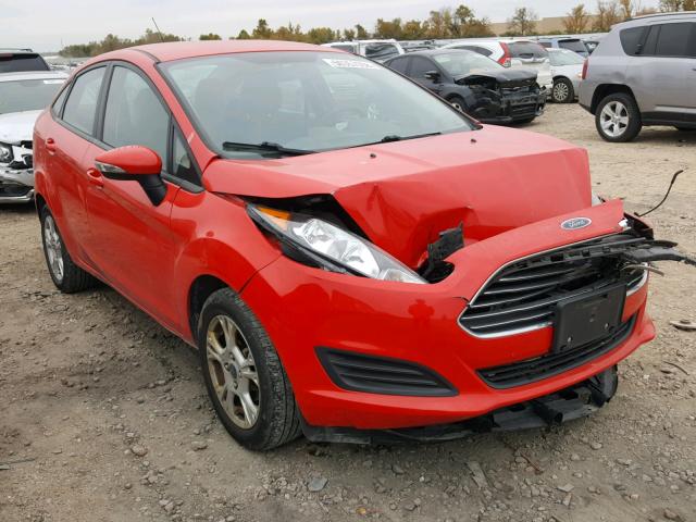 3FADP4BJ4EM190454 - 2014 FORD FIESTA SE RED photo 1