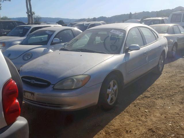 1FAFP55U42G275501 - 2002 FORD TAURUS SES SILVER photo 2