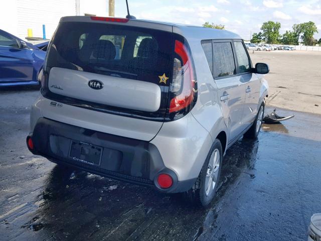 KNDJN2A26G7833403 - 2016 KIA SOUL SILVER photo 4