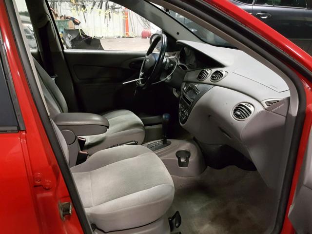 1FAFP33P02W300935 - 2002 FORD FOCUS LX RED photo 5
