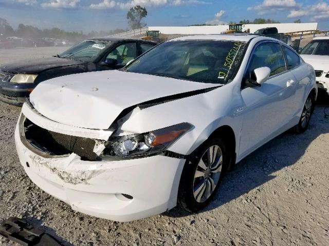 1HGCS12859A021077 - 2009 HONDA ACCORD EXL WHITE photo 2