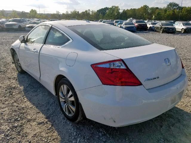 1HGCS12859A021077 - 2009 HONDA ACCORD EXL WHITE photo 3