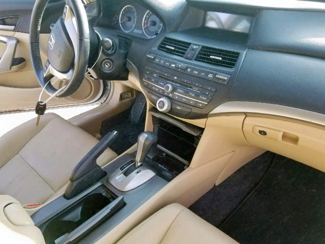 1HGCS12859A021077 - 2009 HONDA ACCORD EXL WHITE photo 9