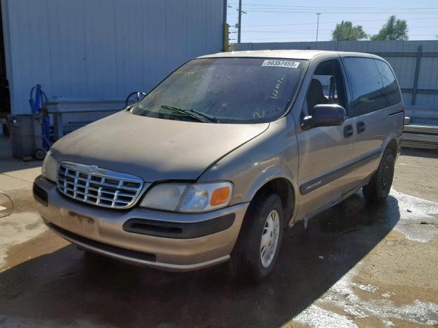 1GNDU03E1XD112801 - 1999 CHEVROLET VENTURE TAN photo 2