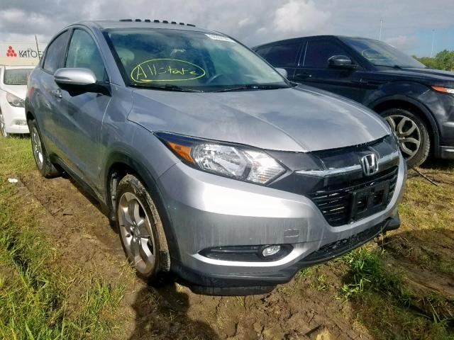 3CZRU5H52HM701960 - 2017 HONDA HR-V EX GRAY photo 1