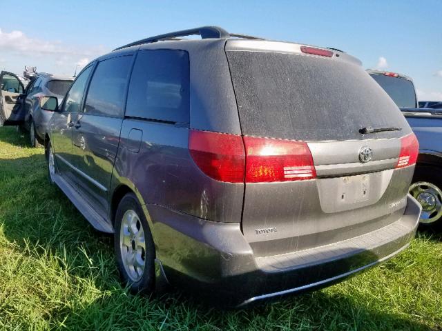 5TDZA23C84S042568 - 2004 TOYOTA SIENNA CE GRAY photo 3