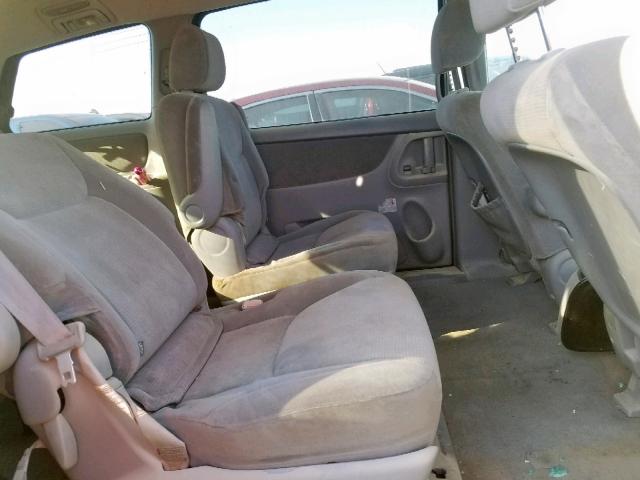 5TDZA23C84S042568 - 2004 TOYOTA SIENNA CE GRAY photo 6