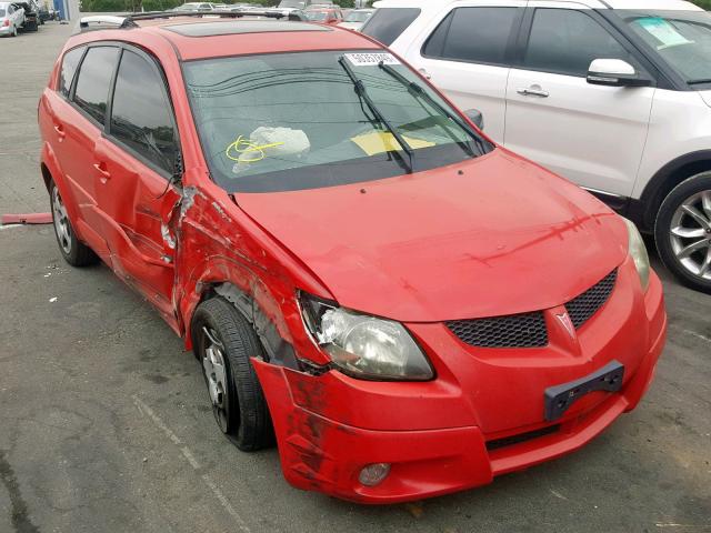 5Y2SL62854Z469026 - 2004 PONTIAC VIBE RED photo 1