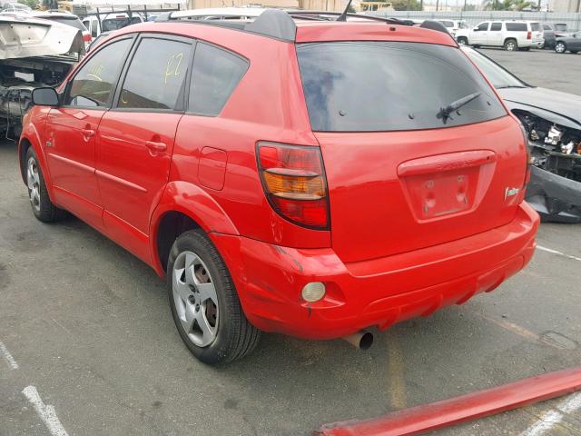 5Y2SL62854Z469026 - 2004 PONTIAC VIBE RED photo 3