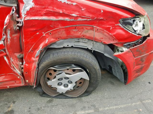 5Y2SL62854Z469026 - 2004 PONTIAC VIBE RED photo 9