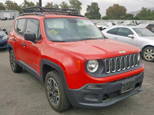 ZACCJAAH3FPC02984 - 2015 JEEP RENEGADE S Qırmızı foto 1