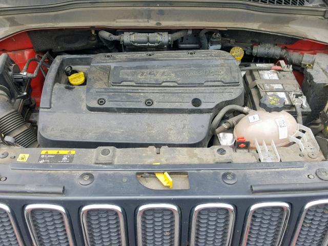 ZACCJAAH3FPC02984 - 2015 JEEP RENEGADE S Qırmızı foto 7