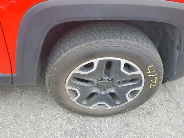 ZACCJAAH3FPC02984 - 2015 JEEP RENEGADE S Qırmızı foto 9