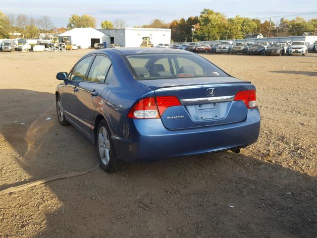 2HGFA1F60AH503504 - 2010 HONDA CIVIC BLUE photo 3