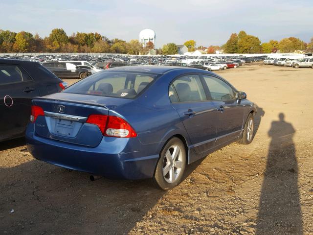 2HGFA1F60AH503504 - 2010 HONDA CIVIC BLUE photo 4