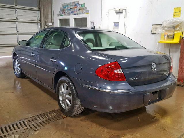 2G4WD582981254626 - 2008 BUICK LACROSSE C BLUE photo 3