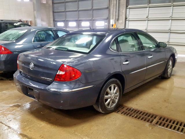 2G4WD582981254626 - 2008 BUICK LACROSSE C BLUE photo 4