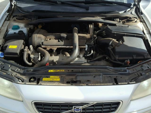 YV1RS592552478133 - 2005 VOLVO S60 2.5T SILVER photo 7