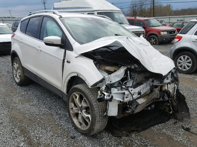 1FMCU9J93EUC82858 - 2014 FORD ESCAPE TIT WHITE photo 1