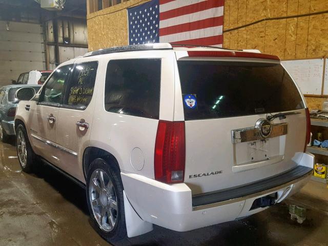 1GYEC63877R340165 - 2007 CADILLAC ESCALADE L WHITE photo 3