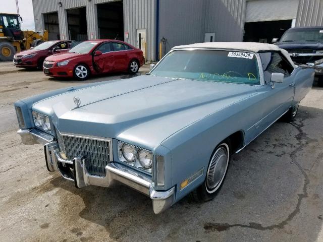 693671Q402931 - 1971 CADILLAC ELDORADO BLUE photo 2