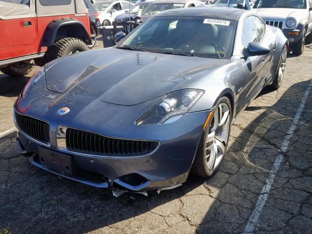 YH4K14AA3CA001622 - 2012 FISKER AUTOMOTIVE KARMA SPOR BLUE photo 2