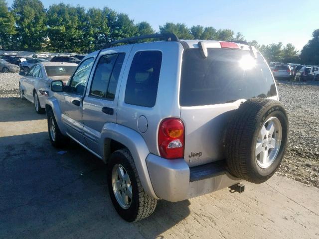 1J4GL58K43W653175 - 2003 JEEP LIBERTY LI SILVER photo 3