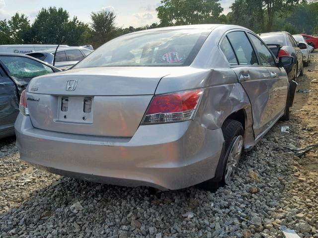 1HGCP26449A033686 - 2009 HONDA ACCORD LXP SILVER photo 4