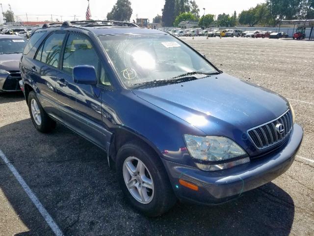 JTJHF10U410166241 - 2001 LEXUS RX 300 BLUE photo 1