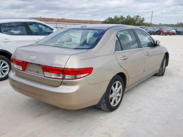 1HGCM66594A046905 - 2004 HONDA ACCORD EX GOLD photo 4