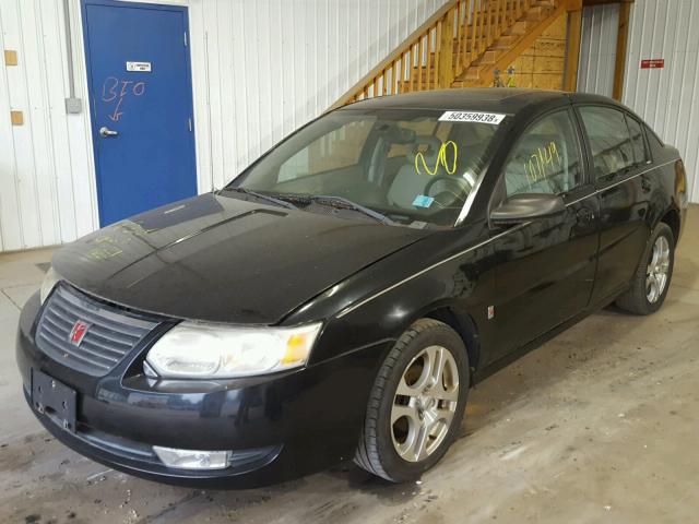 1G8AL52F74Z107844 - 2004 SATURN ION LEVEL BLACK photo 2