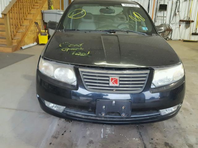 1G8AL52F74Z107844 - 2004 SATURN ION LEVEL BLACK photo 9
