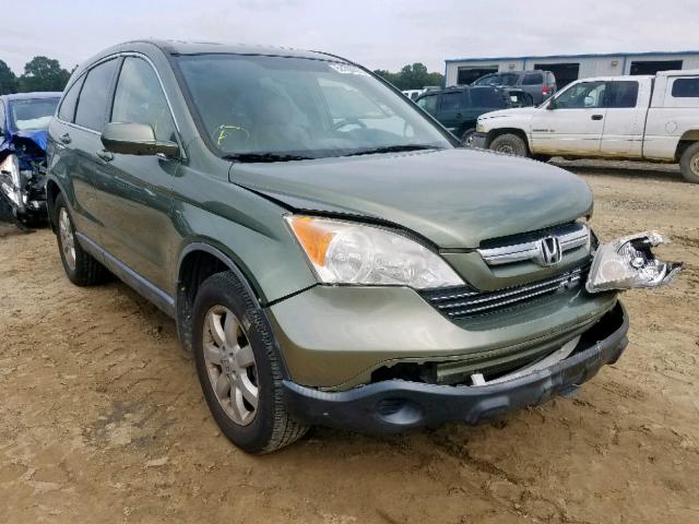 JHLRE38767C022253 - 2007 HONDA CR-V EXL GREEN photo 1