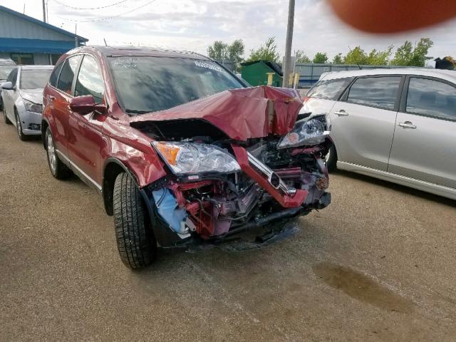 JHLRE48728C017431 - 2008 HONDA CR-V EXL RED photo 1