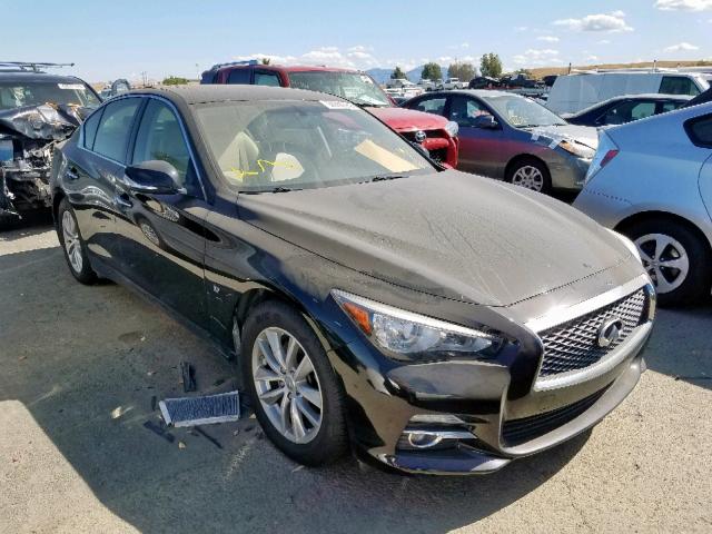 JN1BV7AR8EM696254 - 2014 INFINITI Q50 BASE BLACK photo 1