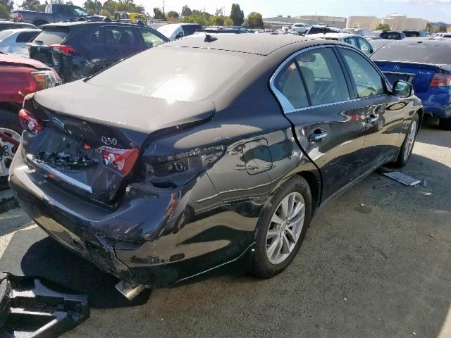 JN1BV7AR8EM696254 - 2014 INFINITI Q50 BASE BLACK photo 4