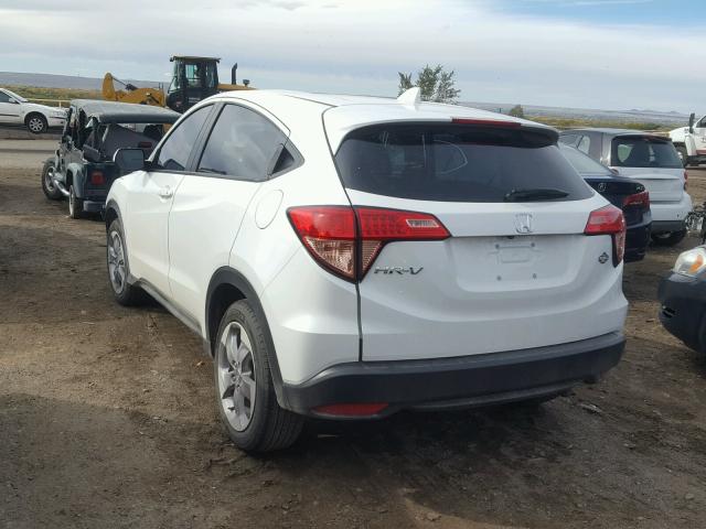 3CZRU5H31JM707009 - 2018 HONDA HR-V LX WHITE photo 3