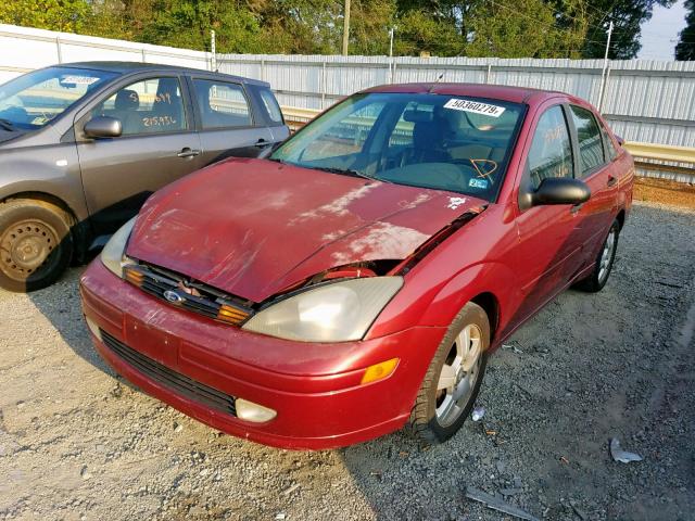 1FAFP38383W124160 - 2003 FORD FOCUS ZTS RED photo 2