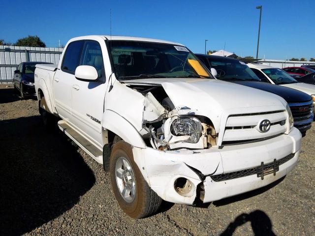 5TBDT48115S482522 - 2005 TOYOTA TUNDRA DOU WHITE photo 1