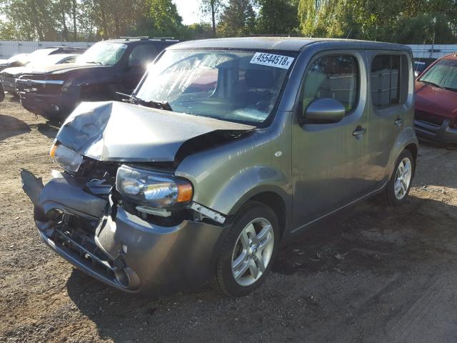 JN8AZ2KR0BT212064 - 2011 NISSAN CUBE BASE GRAY photo 2