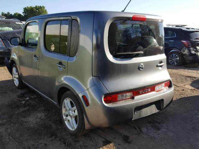 JN8AZ2KR0BT212064 - 2011 NISSAN CUBE BASE GRAY photo 3