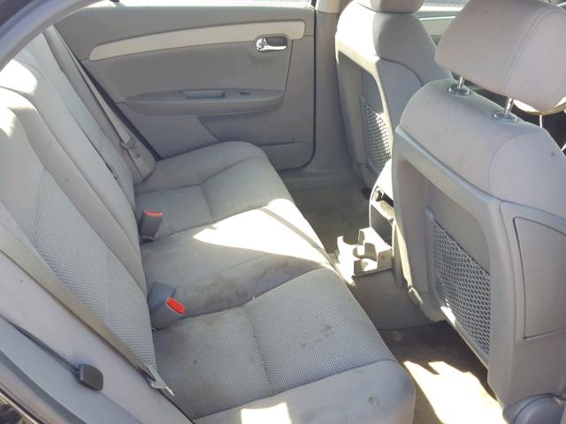 1G1ZH57B494217392 - 2009 CHEVROLET MALIBU 1LT ნაცრისფერი ფოტო 6