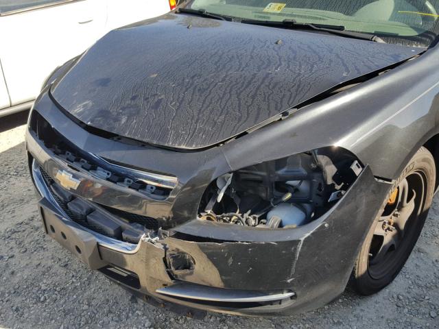 1G1ZH57B494217392 - 2009 CHEVROLET MALIBU 1LT ნაცრისფერი ფოტო 9