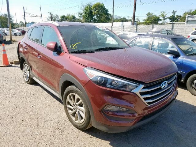 KM8J33A41JU663033 - 2018 HYUNDAI TUCSON SEL BURGUNDY photo 1