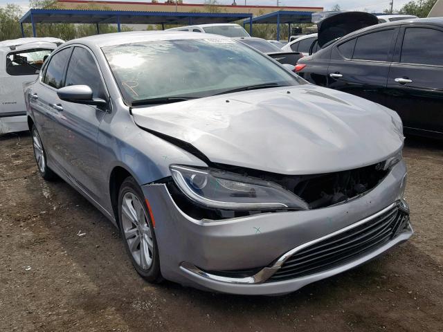 1C3CCCAB9FN679885 - 2015 CHRYSLER 200 LIMITE SILVER photo 1