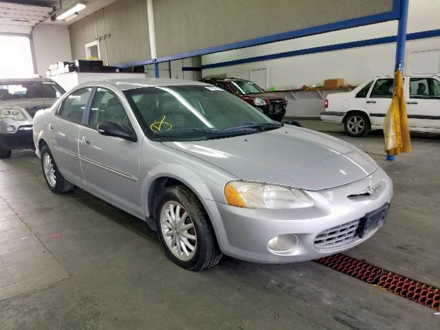 1C3EL56R22N238636 - 2002 CHRYSLER SEBRING LX SILVER photo 1