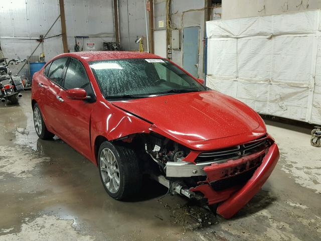 1C3CDFCH6DD284159 - 2013 DODGE DART LIMIT RED photo 1