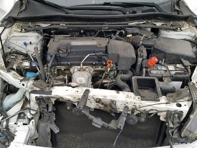 1HGCR2F8XDA017661 - 2013 HONDA ACCORD EXL WHITE photo 7